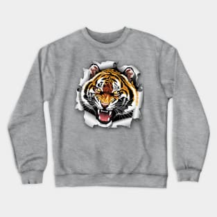 Tiger Roar coming out from Tee! Crewneck Sweatshirt